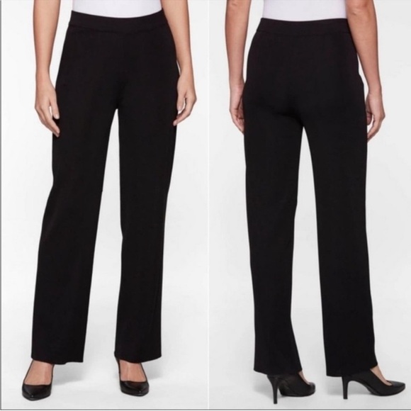 MISOOK Boot Cut Knit Pants in Black Size S - Picture 1 of 6